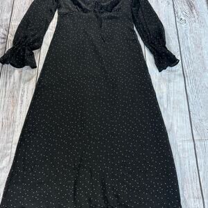 A new day polka dot sheer maxi nwt